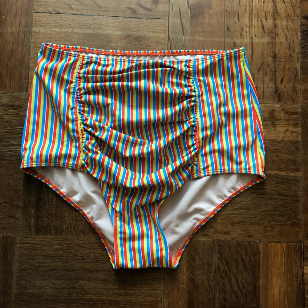 Kortni Jeane ruched striped bottoms